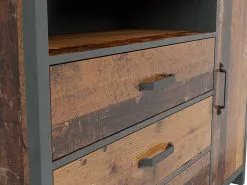 Black Red White Lipasto BRW Weston 1D3S, Ruskea -Olohuoneen kalusteet myymälä lipasto brw weston 1d3s ruskea ec99f palaute reference