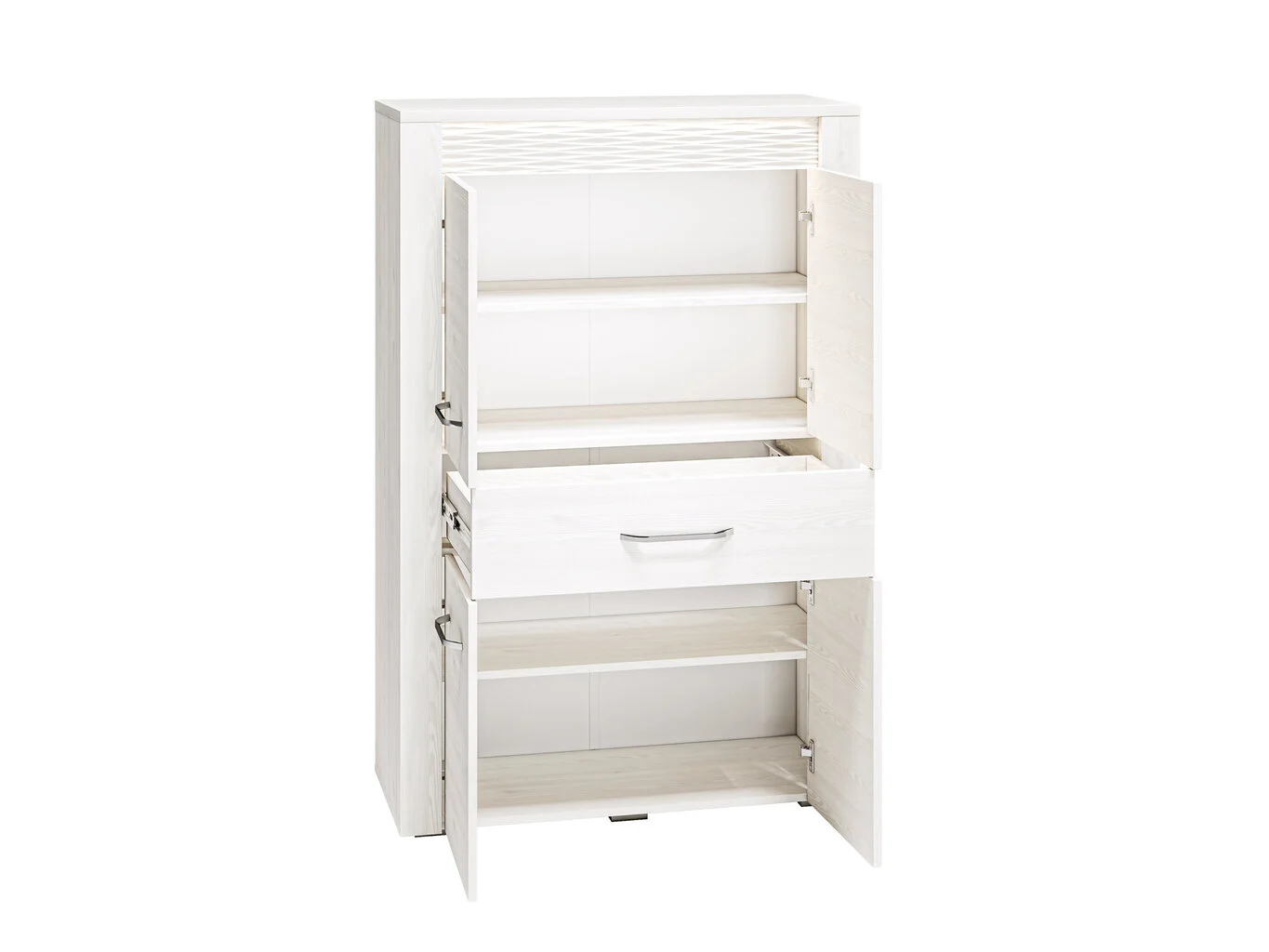 ML Meble Lipasto Clermont 06, Valkoinen 3 ML Meble Lipasto Clermont 06, Valkoinen - Image 3