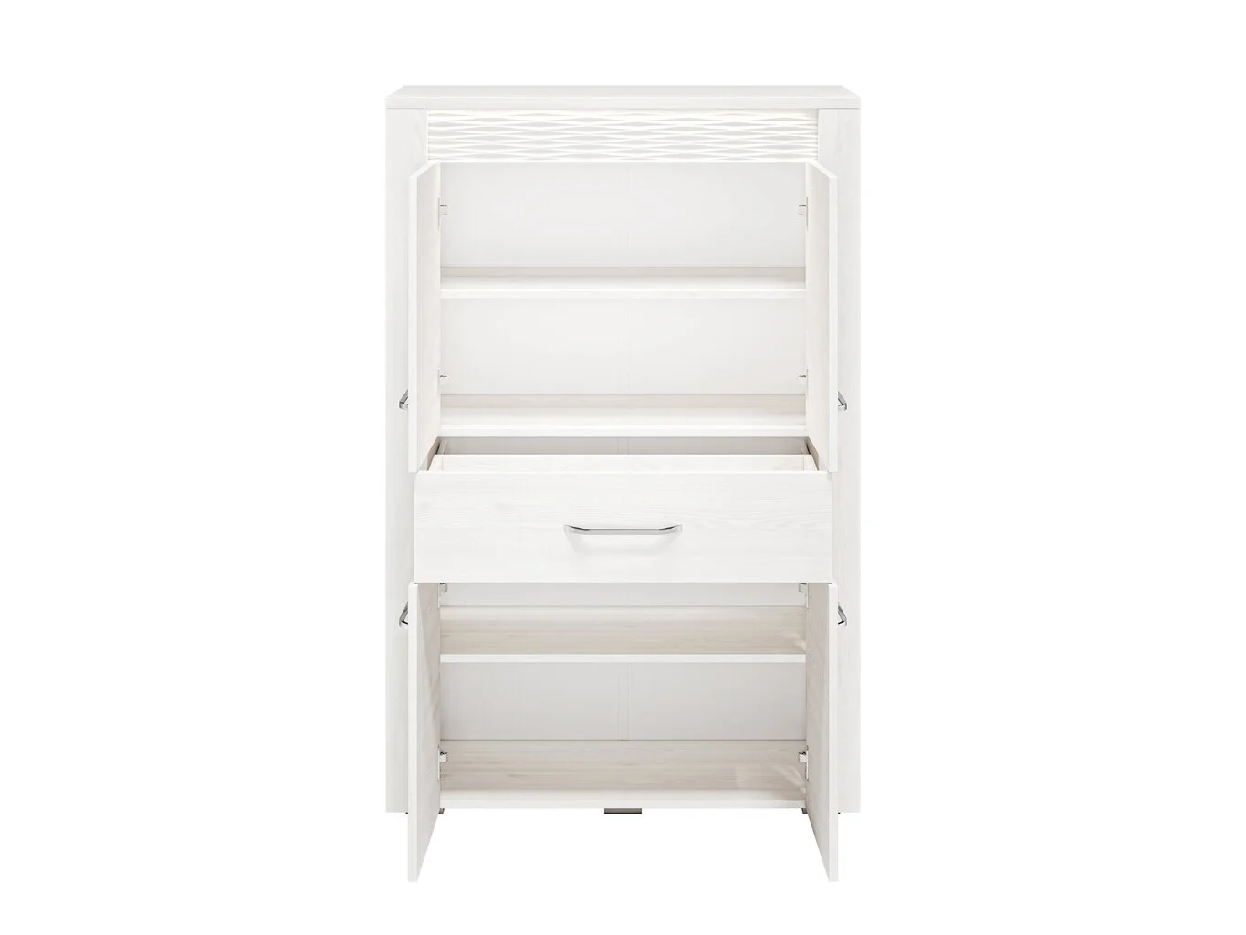 ML Meble Lipasto Clermont 06, Valkoinen 4 ML Meble Lipasto Clermont 06, Valkoinen - Image 4