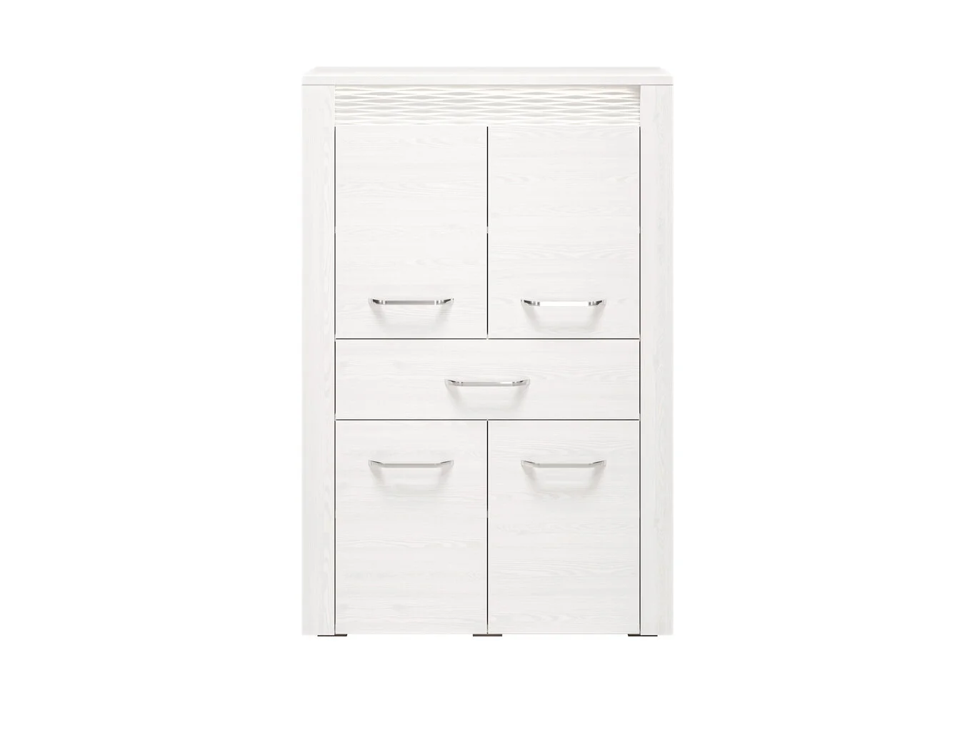 ML Meble Lipasto Clermont 06, Valkoinen 2 ML Meble Lipasto Clermont 06, Valkoinen - Image 2