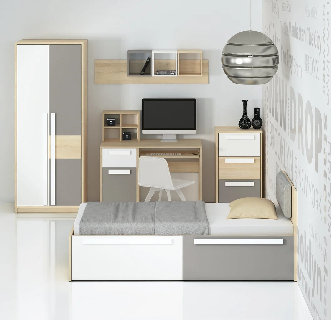 ML Meble Lipasto Drop 10, Tummanharmaa 3 ML Meble Lipasto Drop 10, Tummanharmaa - Image 3