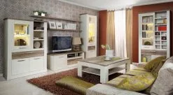 Forte Lipasto Duro DURK321R, Valkoinen / Tammi -Olohuoneen kalusteet myymälä lipasto duro durk321r valkoinen tammi 7de7d palaute reference