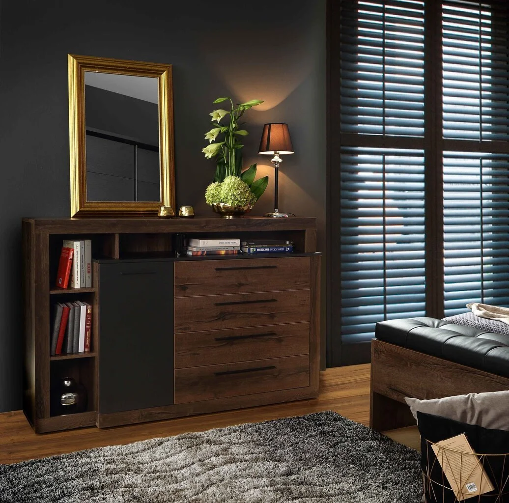 Lipasto Forte Bellevue BLQK351L-N09, Ruskea 2 Lipasto Forte Bellevue BLQK351L-N09, Ruskea - Image 2