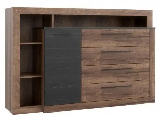 Lipasto Forte Bellevue BLQK351L-N09, Ruskea 1 Lipasto Forte Bellevue BLQK351L-N09, Ruskea