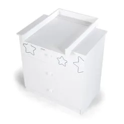 KLUPS Lipasto Hoitopöydällä Klupś Tino, Valkoinen. -Olohuoneen kalusteet myymälä lipasto hoitoalustalla klups tino valkoinen acdcf netistai reference