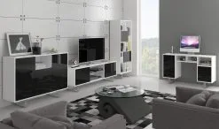 Meblocross Lipasto King 4, Valkoinen/musta 4 Meblocross Lipasto King 4, Valkoinen/musta -Olohuoneen kalusteet myymälä lipasto king 4 valkoinenmusta 74d82 hinta reference