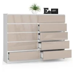 Lipasto NORE K160, Valkoinen/beige -Olohuoneen kalusteet myymälä lipasto nore k160 valkoinenbeige 85121 hinta reference