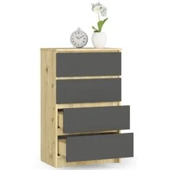 Lipasto NORE K60 4 Laatikolla, Ruskea/tammi 6 Lipasto NORE K60 4 Laatikolla, Ruskea/tammi -Olohuoneen kalusteet myymälä lipasto nore k60 4 laatikolla ruskeatammi 2bc06 hinta reference