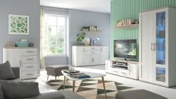 Black Red White Lipasto Romance KOM1D4S, Valkoinen/ruskea -Olohuoneen kalusteet myymälä lipasto romance kom1d4s valkoinenruskea d2eca halvempi reference