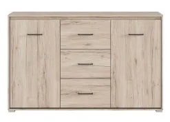 Black Red White Lipasto Ronse, 90x144,5x40,5 Cm, Tammi -Olohuoneen kalusteet myymälä lipasto ronse 90x1445x405 cm tammi 8aa7b reference