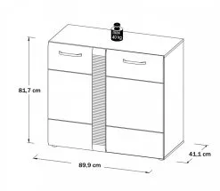 Forte Locarno II -senkki, Harmaa-tammi 9 Forte Locarno II -senkki, Harmaa-tammi -Olohuoneen kalusteet myymälä locarno ii senkki harmaa tammi 604ee halvempi reference