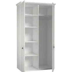 Vaatekaappi Forte Marida MDNS929, Valkoinen -Olohuoneen kalusteet myymälä marida i vaatekaappi valkoinen 4e935 hinta reference