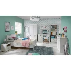 Forte Marida Yöpöytä, Valkoinen -Olohuoneen kalusteet myymälä marida yopoyta valkoinen a092e netistai reference