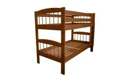 Massiivipuinen Kerrossänky, 80 X 200 Cm,, Tumma Puu, , Tume Puit