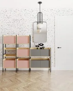 Matala Kaappi Halmar Mobius 2D, Ruskea/vaaleanpunainen -Olohuoneen kalusteet myymälä matala kaappi halmar mobius 2d ruskeavaaleanpunainen ee3f0 netistai reference