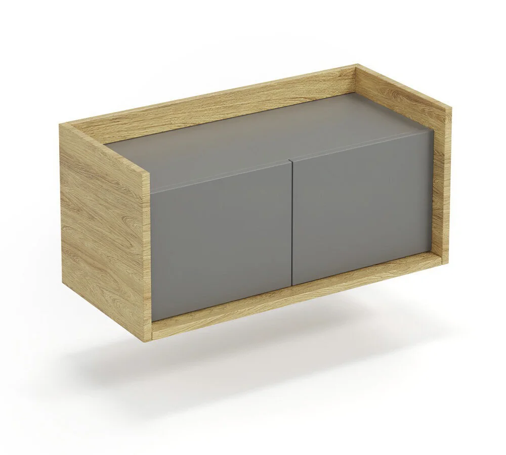 Matalakaappi Halmar Mobius 2D, Ruskea/harmaa 1 Matalakaappi Halmar Mobius 2D, Ruskea/harmaa