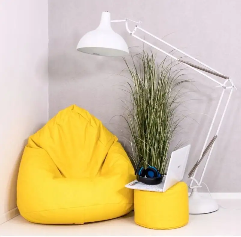 Mega Comfort -säkkituoli Rahilla, Keltainen 1 Mega Comfort -säkkituoli Rahilla, Keltainen