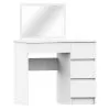 NORE Meikkipöytä T-6/SL Peilillä 500x600 Mm, Valkoinen