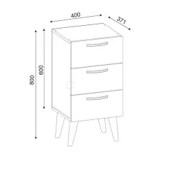 Kalune Design 731 Yöpöytä, 80 Cm, Valkoinen/ruskea 11 Kalune Design 731 Yöpöytä, 80 Cm, Valkoinen/ruskea -Olohuoneen kalusteet myymälä naktinis staliukas kalune design 731 80 cm fb2e3 osta reference