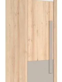 Black Red White Namek -nurkkavaatekaappi, Valkoinen Kiiltävä/pyökki/harmaa -Olohuoneen kalusteet myymälä namek nurkkavaatekaappi valkoinen kiiltavapyokkiharmaa d531e netistai reference