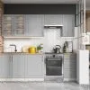 Stolkar Natalia-keittiön Kaappisarja 1,8 / 2,4, Harmaa