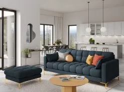 Neljän Istuttava Sohva Micadoni Home Mamaia, Sininen/kultainen Väri -Olohuoneen kalusteet myymälä neljan istuttava sohva micadoni home mamaia sininenkultainen c5c2f halvempi reference