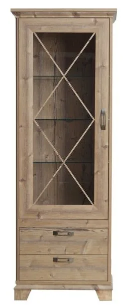 Forte Nepal-II-vitriinikaappi, Mänty -Olohuoneen kalusteet myymälä nepal ii vitriinikaappi manty 43b71 palaute reference