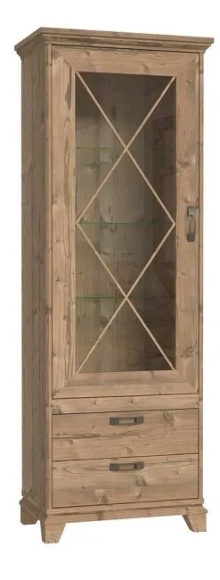 Forte Nepal-II-vitriinikaappi, Mänty -Olohuoneen kalusteet myymälä nepal ii vitriinikaappi manty 930d1 tila reference
