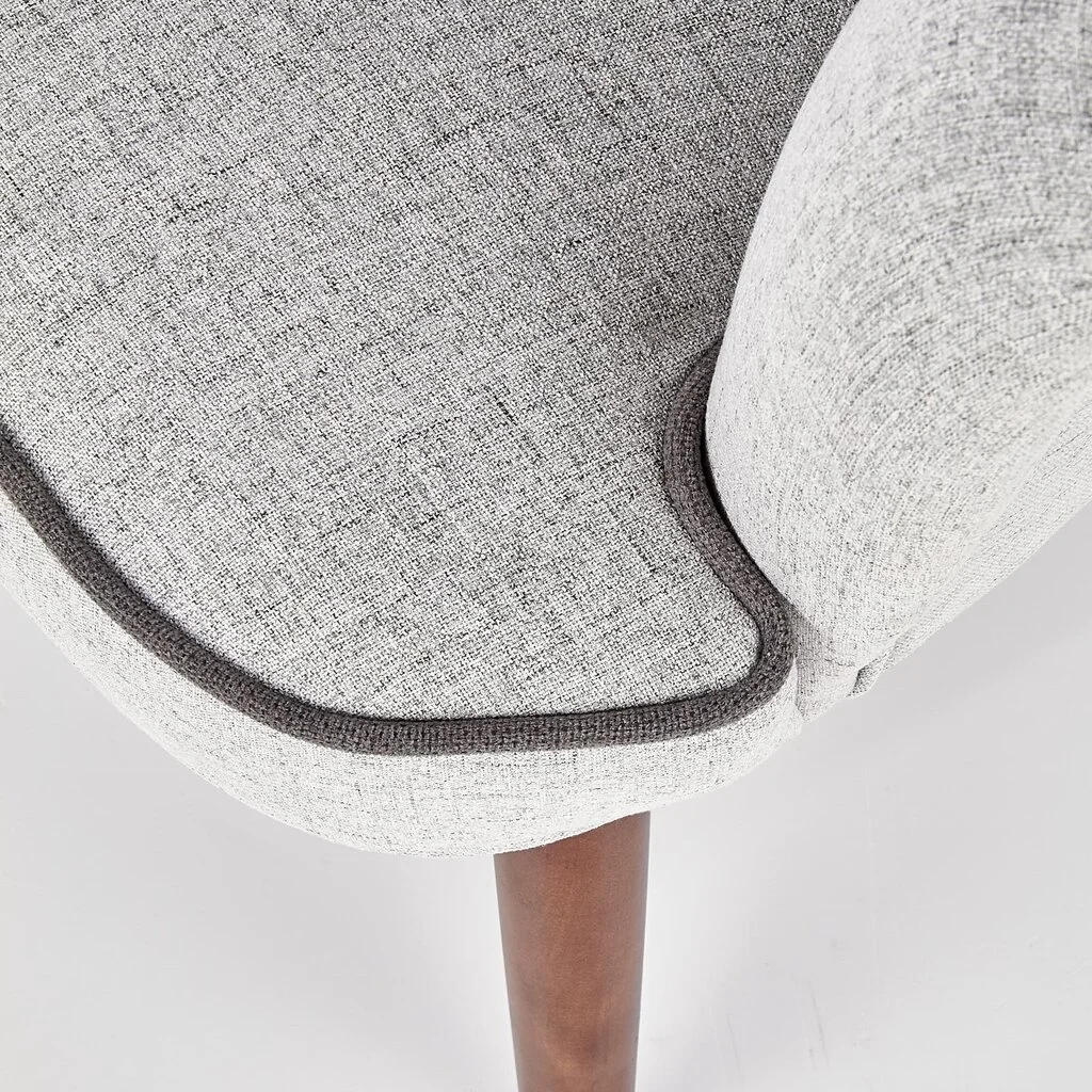 Halmar Nojatuoli Bishop, Harmaa/pähkinä 5 Halmar Nojatuoli Bishop, Harmaa/pähkinä - Image 5