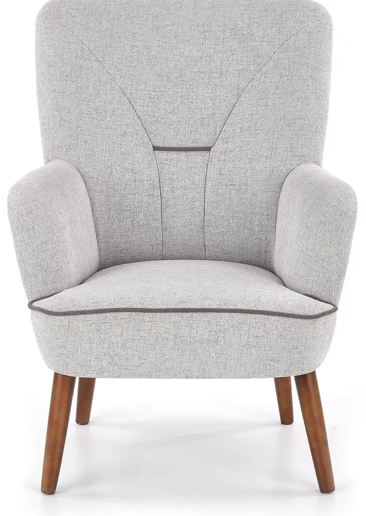 Halmar Nojatuoli Bishop, Harmaa/pähkinä 3 Halmar Nojatuoli Bishop, Harmaa/pähkinä - Image 3