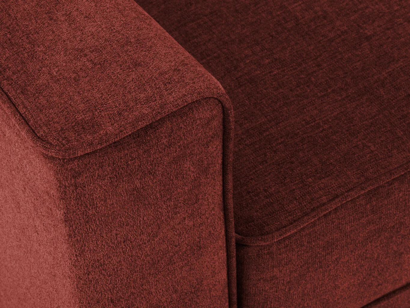 Nojatuoli Cosmopolitan Design Fano, Punainen/musta 5 Nojatuoli Cosmopolitan Design Fano, Punainen/musta - Image 5