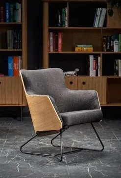 Nojatuoli Halmar Chillout, Musta/ruskea -Olohuoneen kalusteet myymälä nojatuoli halmar chillout mustaruskea 645d8 reference