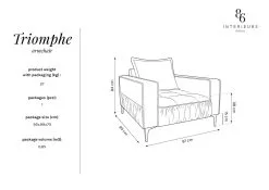 Nojatuoli Interieurs86 Triomphe, Tummanharmaa -Olohuoneen kalusteet myymälä nojatuoli interieurs86 triomphe tummanharmaa 36175 osta reference