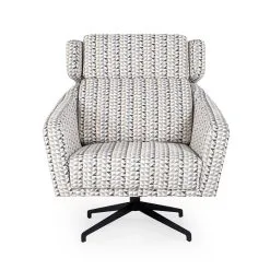 Nojatuoli Kalune Design Slate, Valkoinen/monivärinen