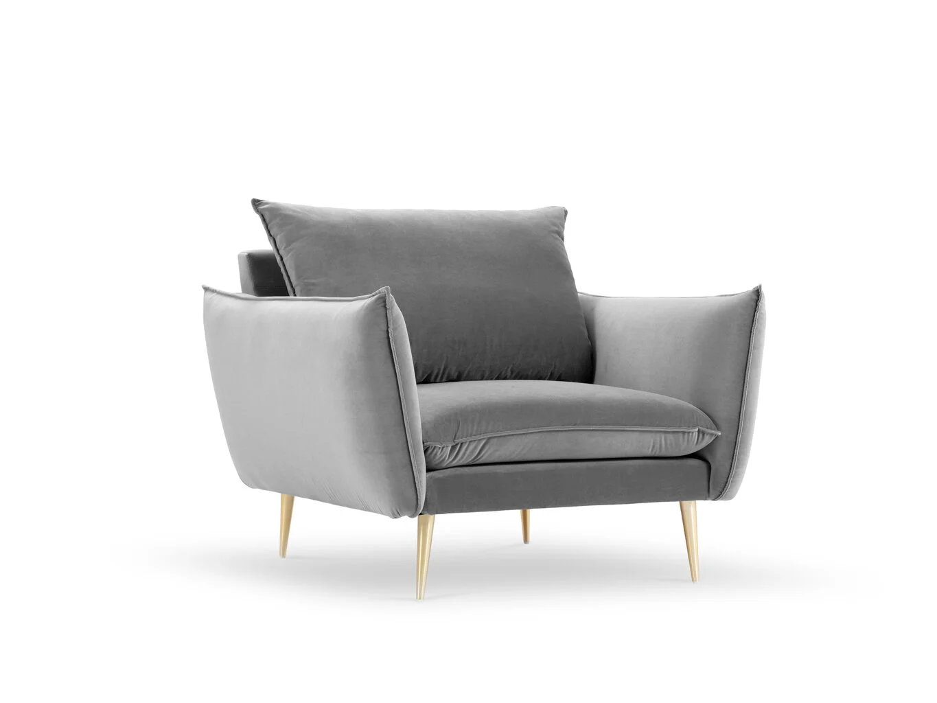 Nojatuoli Milo Casa Elio, Vaaleanharmaa 1 Nojatuoli Milo Casa Elio, Vaaleanharmaa