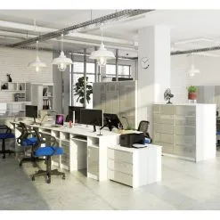 NORE Ana Työpöytä, Valkoinen/vaaleanharmaa -Olohuoneen kalusteet myymälä nore ana tyopoyta valkoinenvaaleanharmaa 3eed8 netistai reference