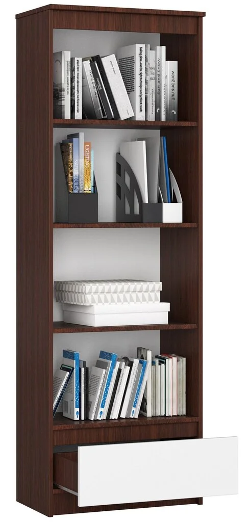 NORE CLP R 60cm Hylly, Ruskea/valkoinen 5 NORE CLP R 60cm Hylly, Ruskea/valkoinen - Image 5