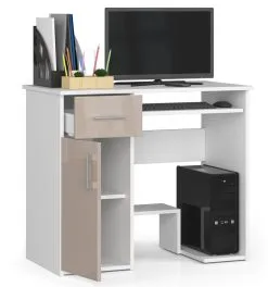 NORE Jay -kirjoituspöytä, Valkoinen / Beige 7 NORE Jay -kirjoituspöytä, Valkoinen / Beige -Olohuoneen kalusteet myymälä nore jay kirjoituspoyta valkoinen beige 4ca6b palaute reference