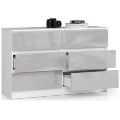 NORE K120 Lipasto 6 Laatikolla, Valkoisen Värinen -Olohuoneen kalusteet myymälä nore k120 lipasto 6 laatikolla valkoisen varinen 2b286 hinta reference