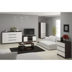 NORE K140 6 Laatikolla, Ruskea/valkoinen 6 NORE K140 6 Laatikolla, Ruskea/valkoinen -Olohuoneen kalusteet myymälä nore k140 6 laatikolla ruskeavalkoinen 78b04 netistai reference