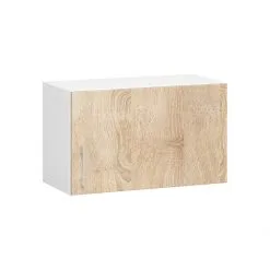 NORE Lima W60, Seinäkeittiön Kaappi Liesituulettimen Yläpuolelle Valkoinen / Tammi