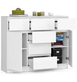 NORE Lipasto K107, Valkoinen -Olohuoneen kalusteet myymälä nore lipasto k107 valkoinen 48b51 palaute reference