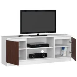 NORE RTV K140 TV-taso, Valkoinen/ruskea -Olohuoneen kalusteet myymälä nore rtv k140 tv taso valkoinenruskea c2b83 hinta reference