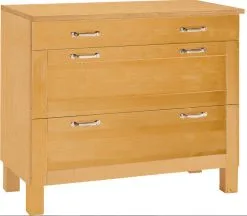 Notio Living Dennis, Vaaleanruskean Värinen Keittiökaappi