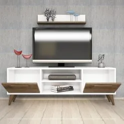 Olohuoneen Huonekalusarja Kalune Design 389 (XV), Valkoinen/ruskea -Olohuoneen kalusteet myymälä olohuoneen huonekalusarja kalune design 389 xv valkoinenruskea 67a5b netistai reference