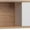 Seinäkaappi Meblocross Hybrid Hyb-25 2D, Tammi/valkoinen