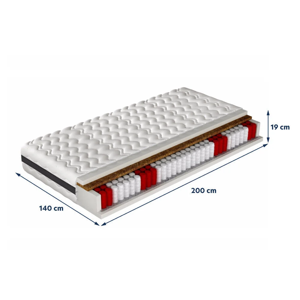Patja Selsey Geranium, 140x200 Cm 2 Patja Selsey Geranium, 140x200 Cm - Image 2