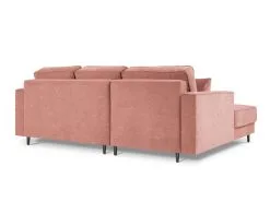 Pehmeä Kulmasohva Cosmopolitan Design Fano, Vaaleanpunainen/musta -Olohuoneen kalusteet myymälä pehmea kulmasohva cosmopolitan design fano vaaleanpunainenmusta b1de5 netistai reference