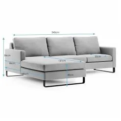 Pehmeä Kulmasohva Homede Corni M, Sininen. -Olohuoneen kalusteet myymälä pehmea kulmasohva homede corni m sininen 2c48e halvempi reference