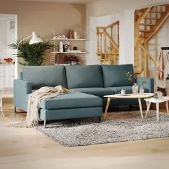 Pehmeä Kulmasohva Homede Corni M, Sininen. -Olohuoneen kalusteet myymälä pehmea kulmasohva homede corni m sininen 84822 osta reference